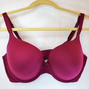 Victoria's Secret Body By Victoria Mulberry Push-Up Perfect Shape Bra Size 36DD
